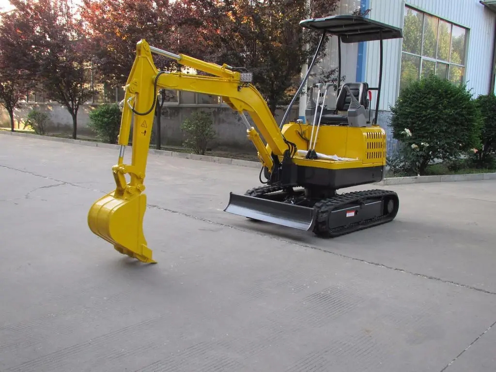 What's the matter with the hot hydraulic system of the small excavator?